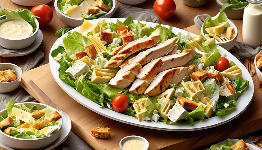 delicious grilled chicken salad