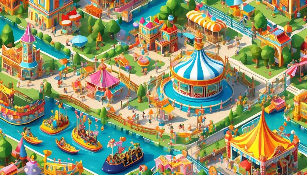 The Best 10 Amusement Parks for Younger Kids and Toddlers 5 exploring a bustling urban playground