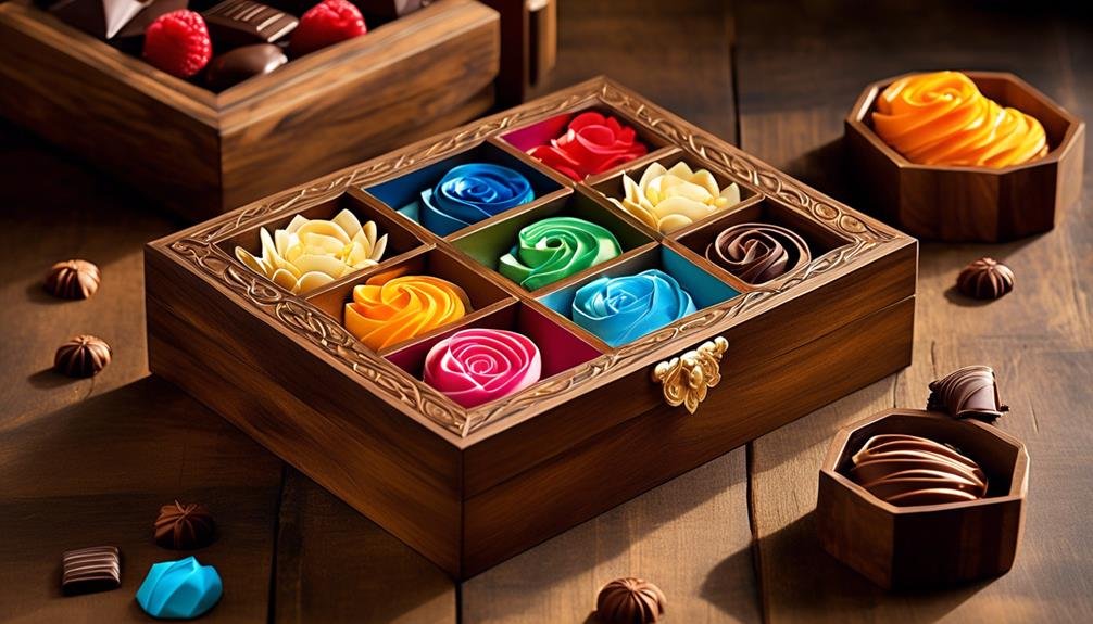 exquisite handcrafted gourmet chocolates