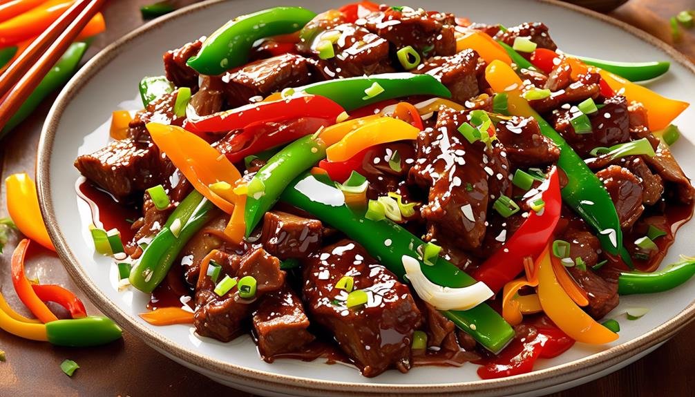 flavorful mongolian beef stir fry