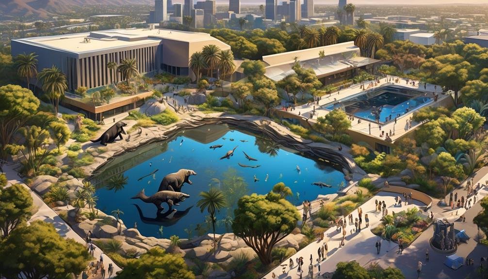 fossil rich tar pits museum