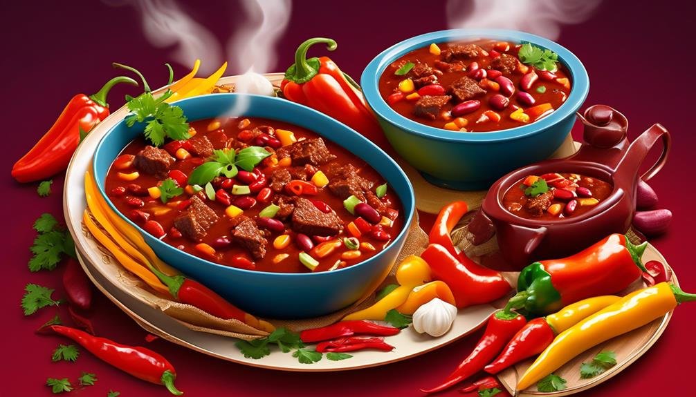 hearty and spicy chili