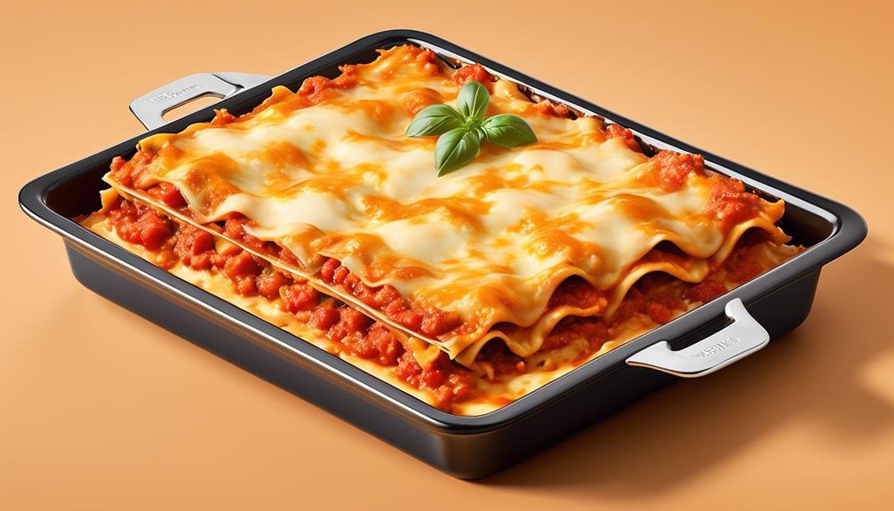 impeccable lasagna pan cooking