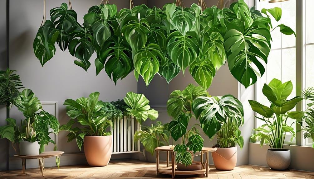 lush tropical houseplant