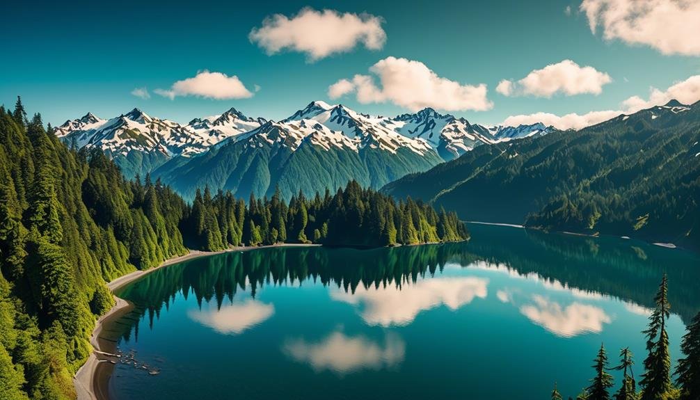 lush wilderness in washington