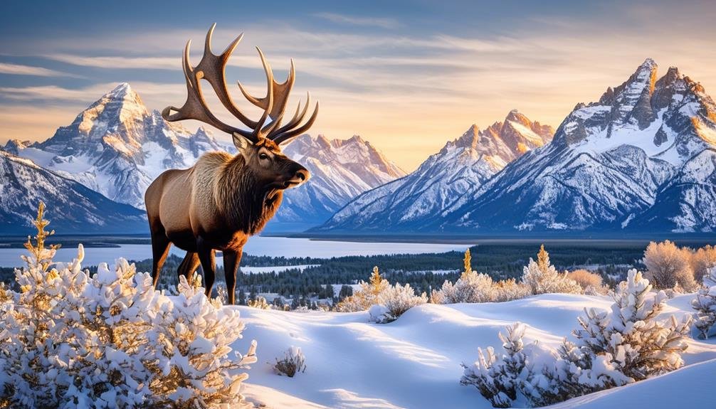 majestic peaks and wildlife