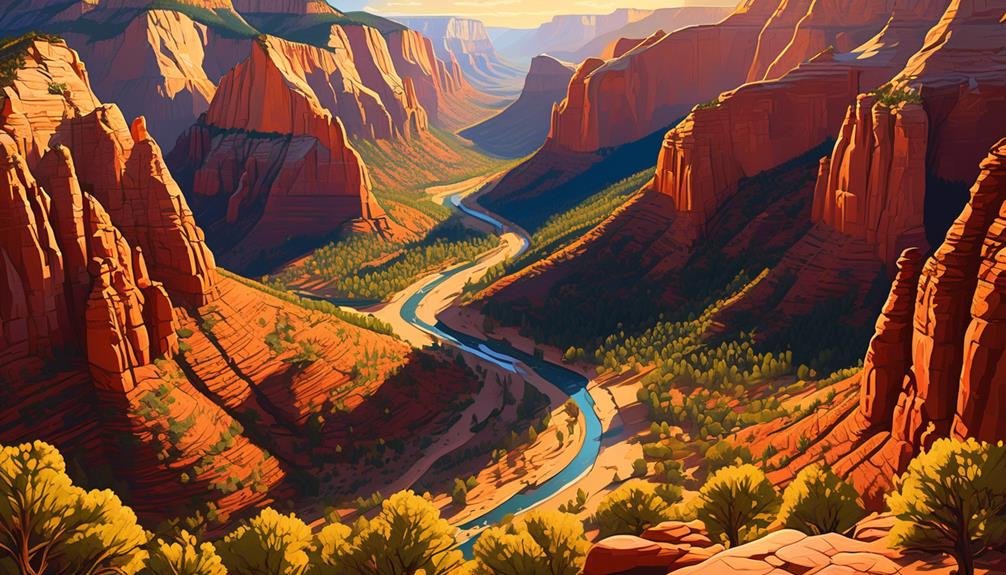 stunning red rock formations