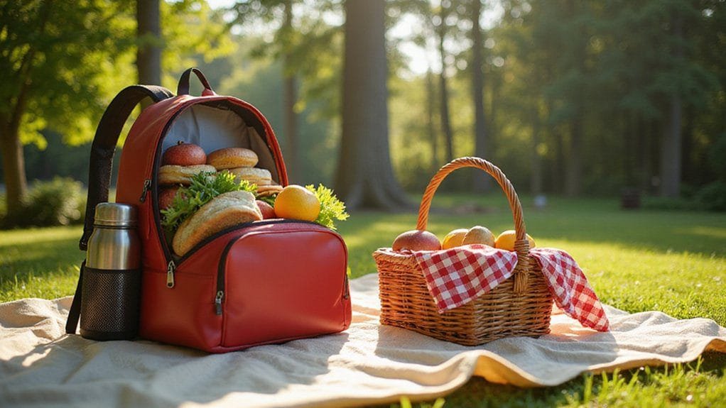 backpacks versus baskets capacity