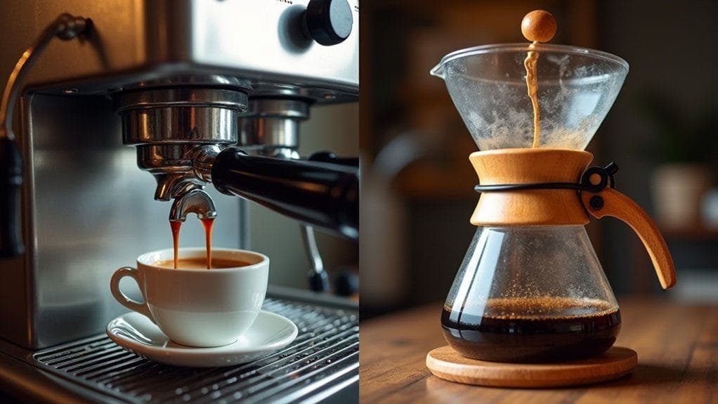 Espresso Machines vs. Coffee Makers: Which Brews Stronger? 1 brewing methods flavor differences