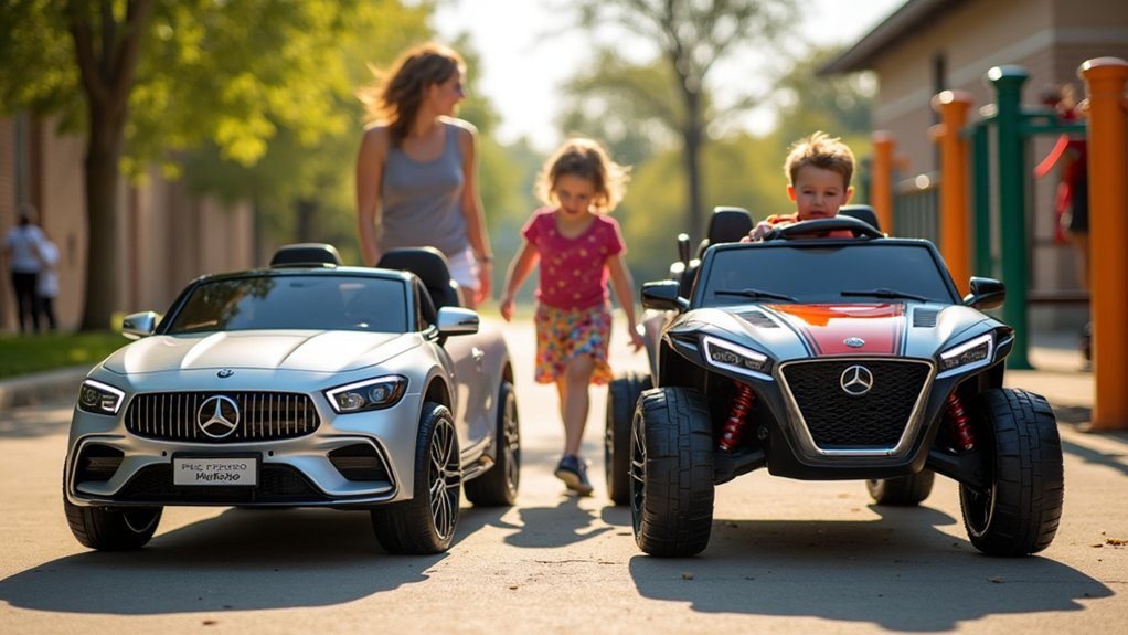child safety ride on features