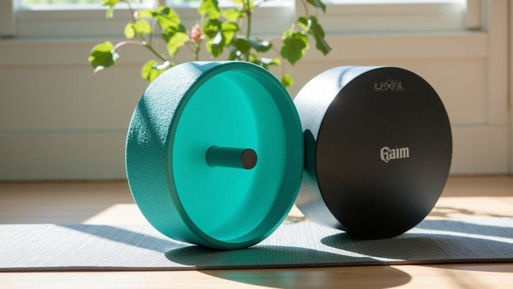 Gaiam vs. LuxFit: Best Yoga Wheel for Beginners 3 comfortable yoga wheel options