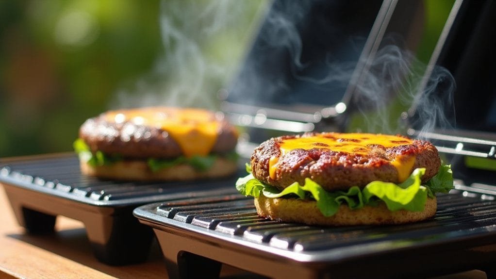 Weber vs. George Foreman: Best Electric Grill for Burgers 1 convenient flavorful indoor grilling