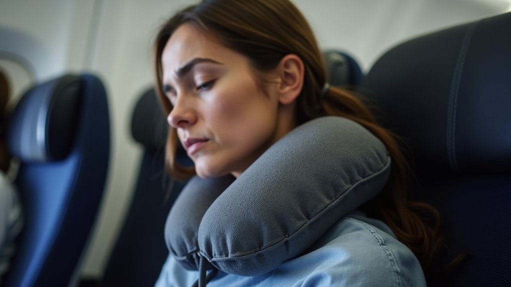 Neck Pain on Flights? How Travel Pillows Can Help 2 conventional travel pillows inadequate support