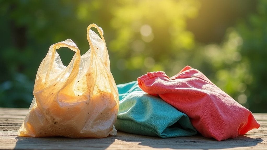 Plastic vs. Reusable Bags: Environmental Impact 2 cotton versus polypropylene bags