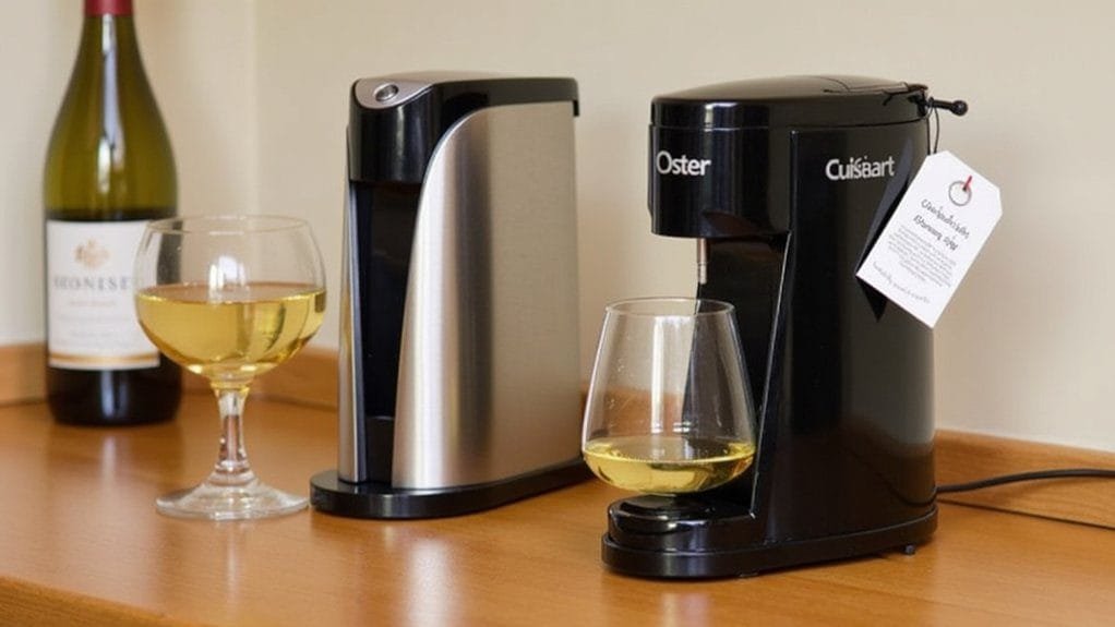 Oster vs. Cuisinart: Best Electric Wine Opener 3 cuisinart offers better value