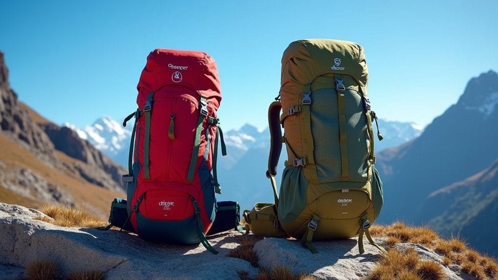 Osprey vs. Deuter: Best Backpack for Heavy Loads 2 durable adjustable comfortable backpacks