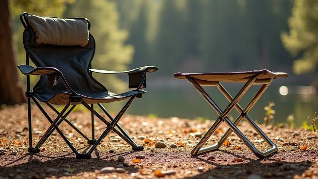 Camping Chairs vs. Portable Stools: Which Is More Comfortable? 3 durable camping chair comparison