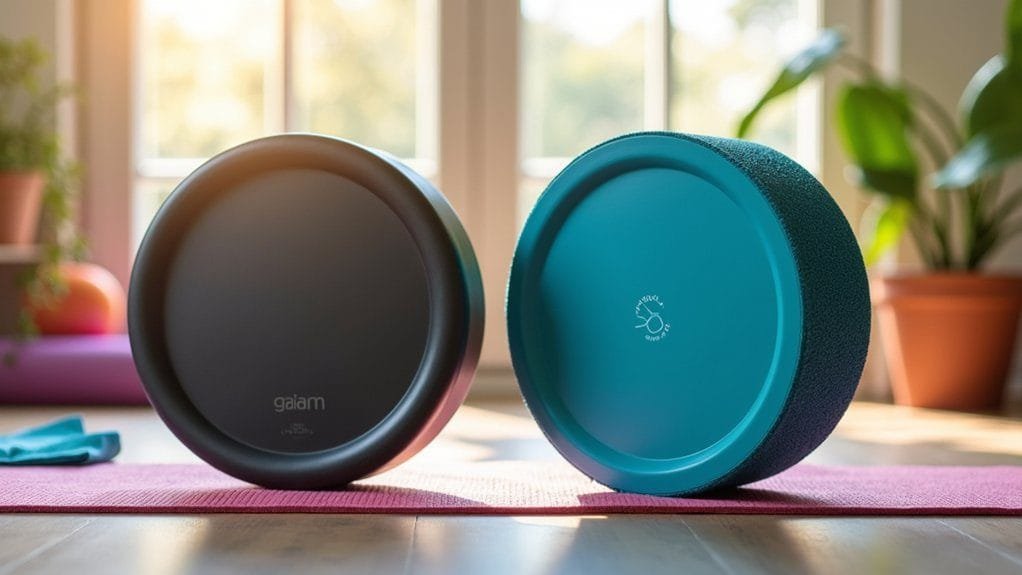 Gaiam vs. LuxFit: Best Yoga Wheel for Beginners 2 durable supportive yoga wheel