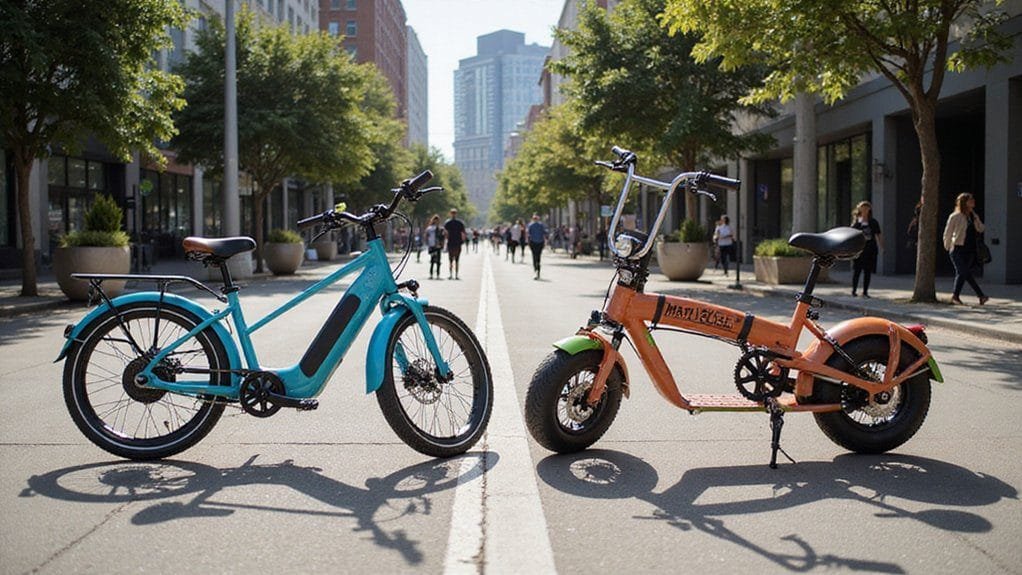 e bikes vs scooters comparison