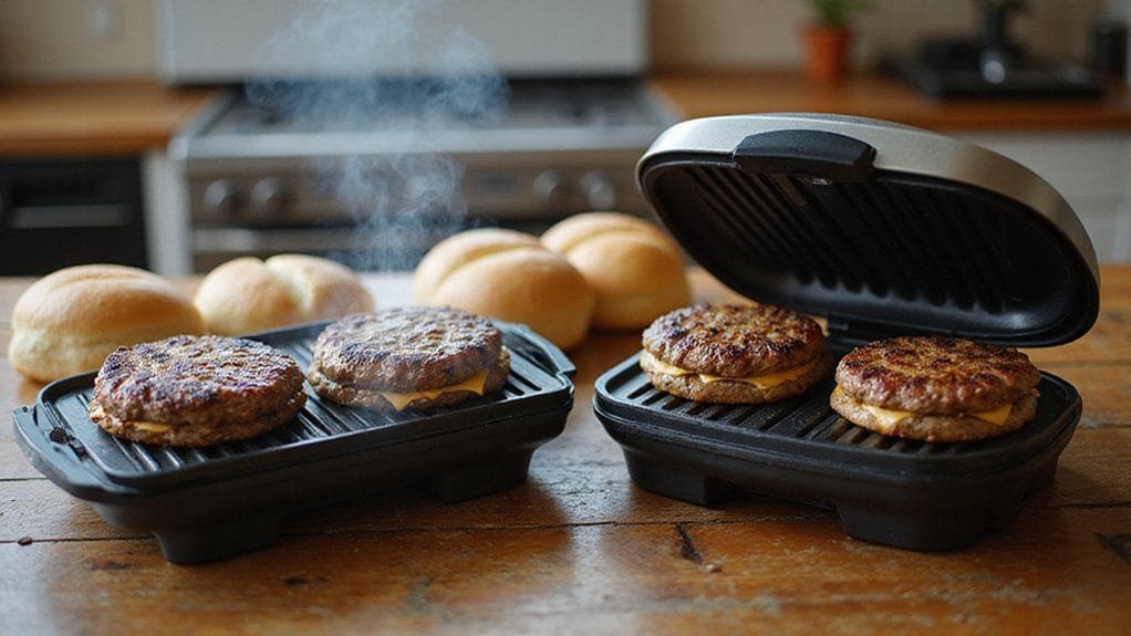 electric grill burger comparison