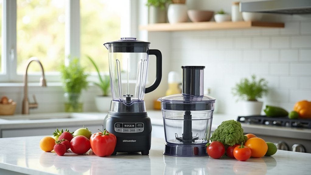 Blenders vs. Food Processors: What’s the Difference? 2 food processors versus blenders