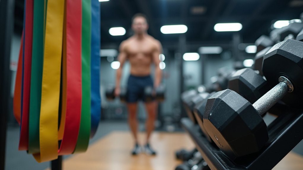 Resistance Bands vs. Free Weights: Which Builds Muscle? 3 free weights enhance muscle growth