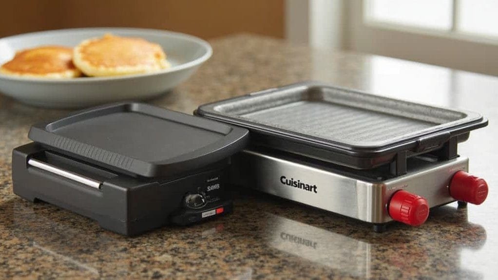 Blackstone vs. Cuisinart: Best Electric Griddle for Pancakes 2 griddle comparison features overview