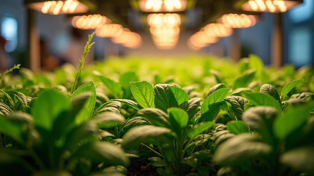 grow lights enhance plant growth