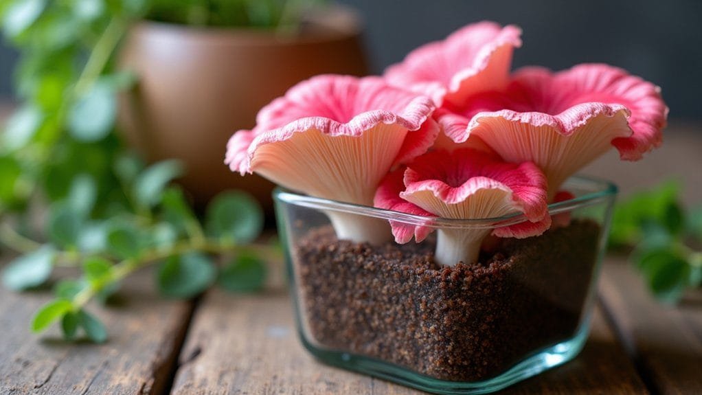 12 Quirky Presents Foodies Will Adore 3 homegrown pink oyster mushrooms