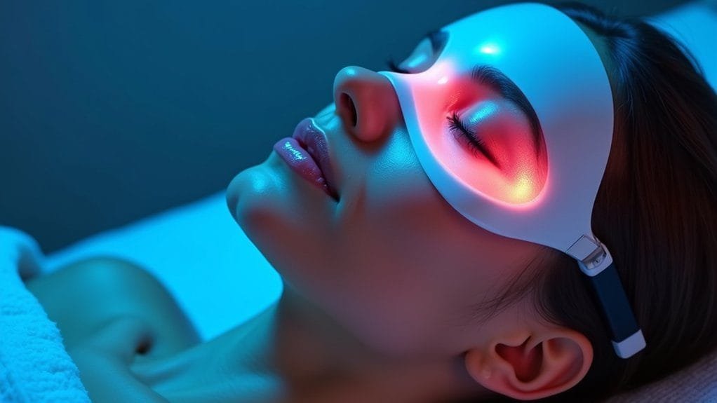 led therapy enhances skin rejuvenation
