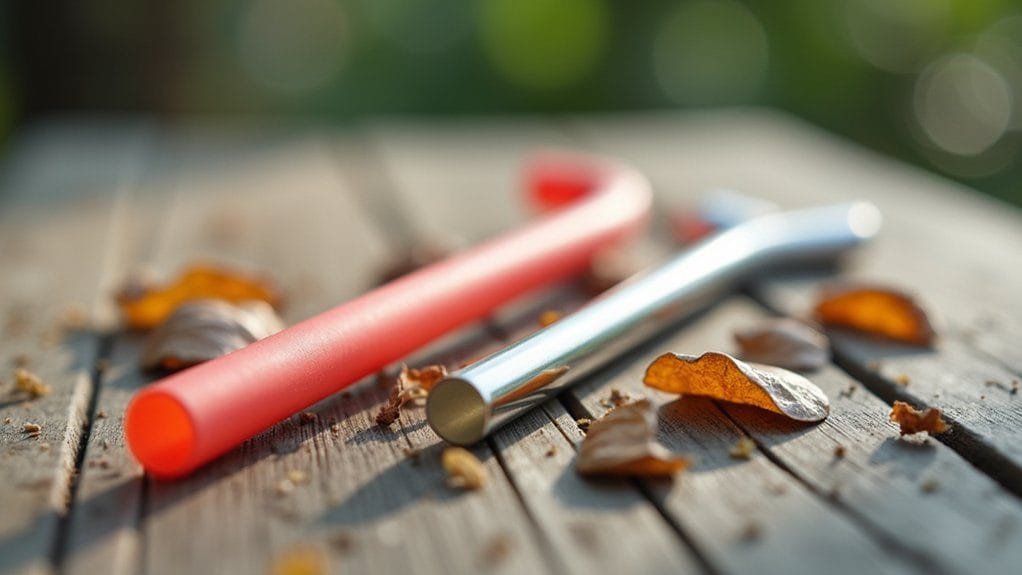 Silicone vs. Metal Straws: Which Is Better? 2 metal straws reduce ecological impact
