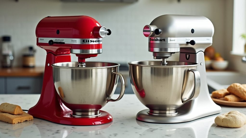 KitchenAid vs. Cuisinart: Best Stand Mixer for Bread Dough 1 mixer specifications comparison summary
