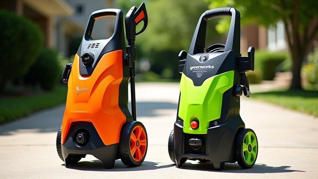Sun Joe vs. Greenworks: Best Electric Pressure Washer 3 mobility enhances cleaning efficiency