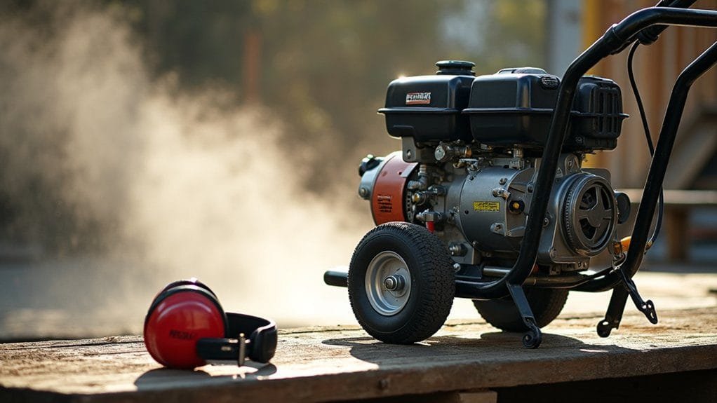 Electric vs. Gas Pressure Washers: Which Is Quieter? 2 powerful but noisy operation