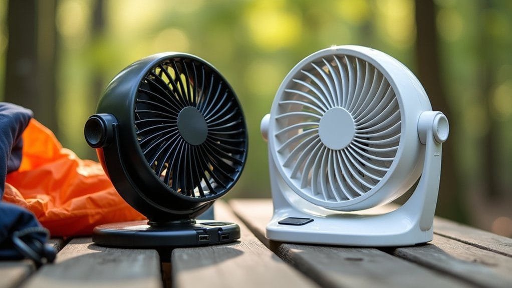 OPOLAR vs. Geek Aire: Best Solar Fan for Camping 1 powerful solar fan comparison
