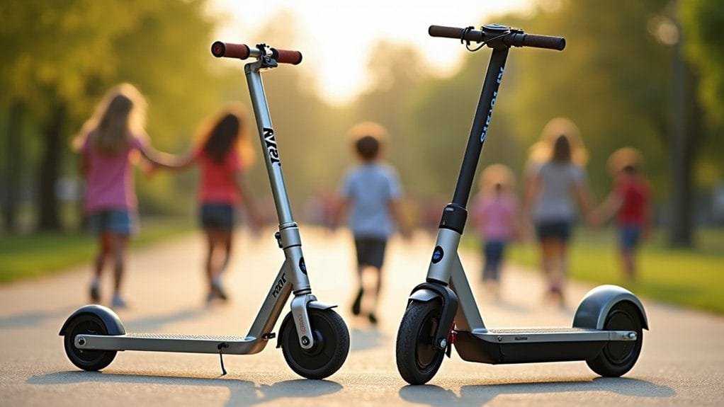 razor vs segway scooters