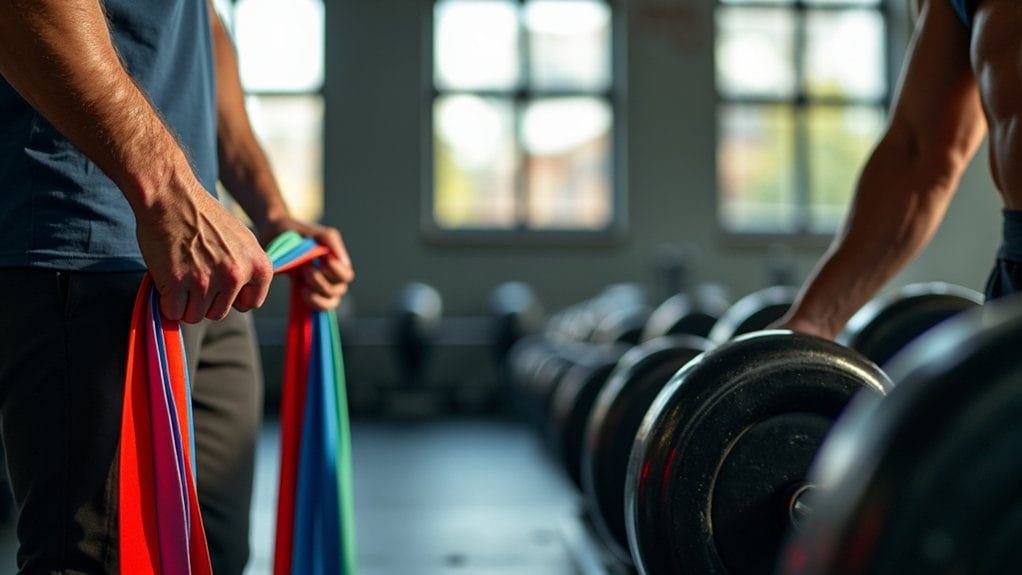 Resistance Bands vs. Free Weights: Which Builds Muscle? 1 resistance training tool comparison