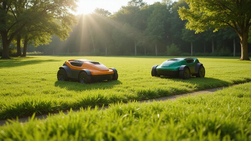 robot mowers for large yards