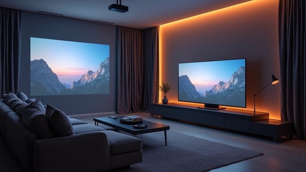 Projectors vs. TVs: Which Is Better for Home Theater? 2 room dynamics impact display