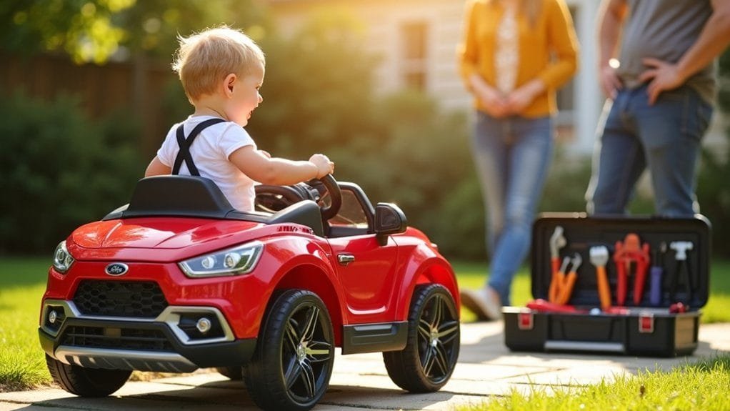 safe toddler ride on supervision