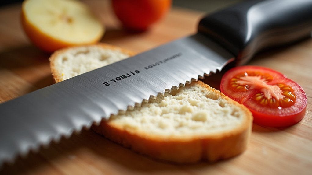 serrated knife cutting efficiency