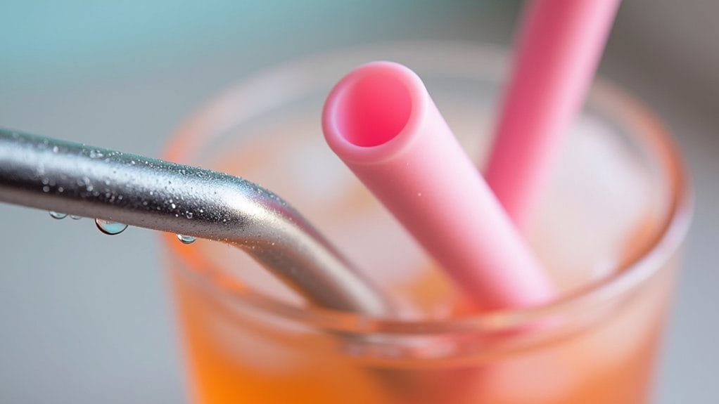 silicone straws ensure comfort