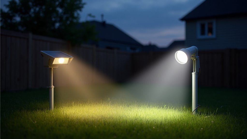Solar vs. Wired Security Lights: Which Deters Burglars? 1 solar versus wired security lighting