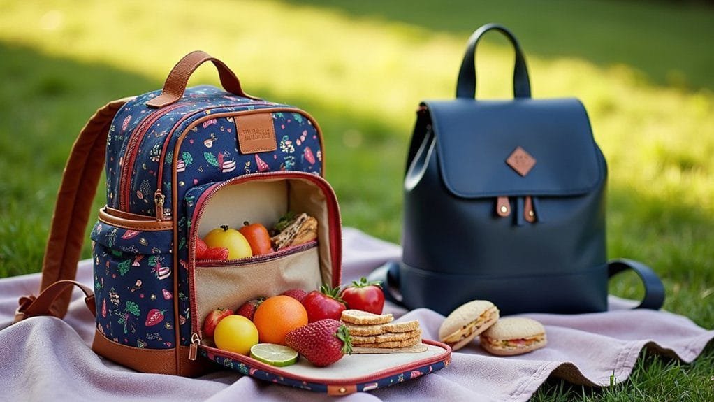spacious insulated picnic backpack