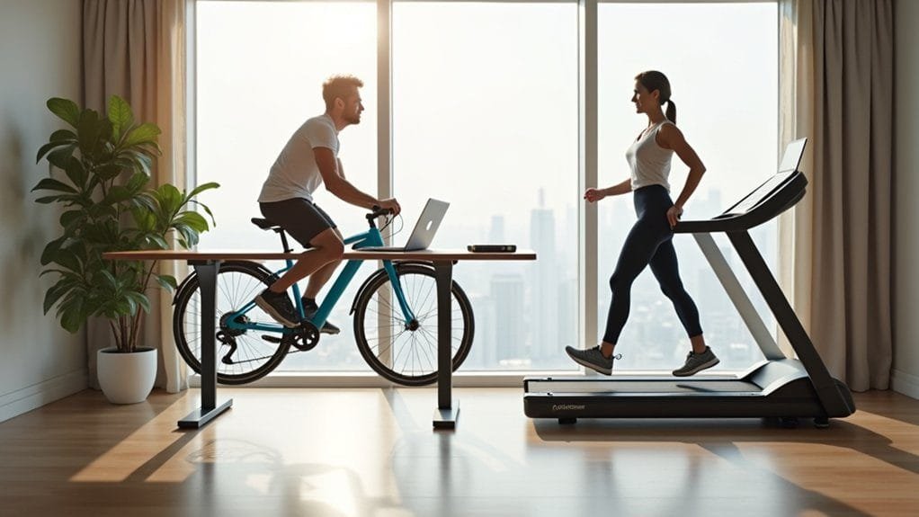 Under-Desk Bikes vs. Treadmills: Which Burns More Calories? 3 spatial efficiency and ergonomics