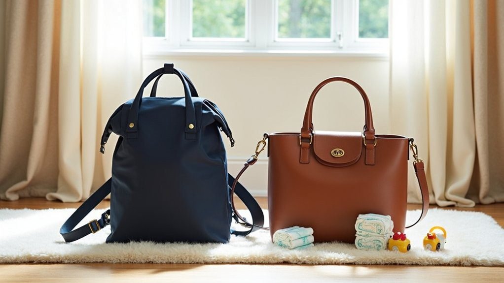 Backpack vs. Tote Diaper Bags: Which Holds More? 2 style meets practical functionality