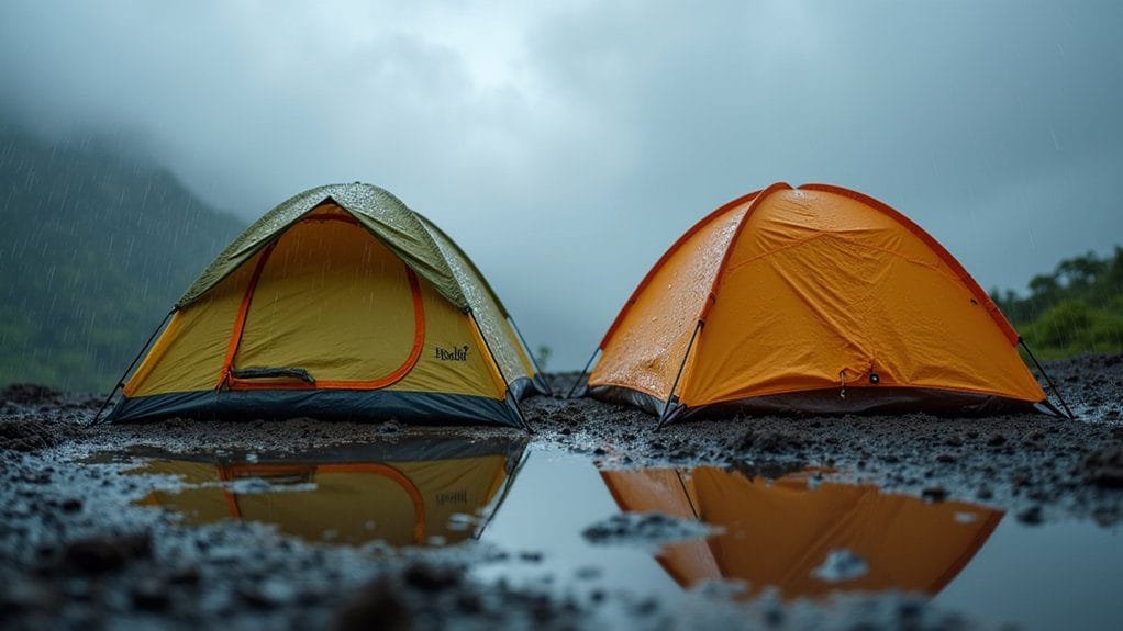 superior waterproof tent performance