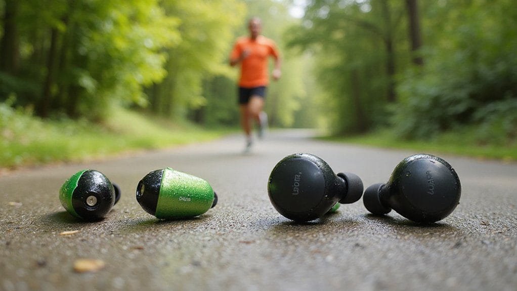 sweat proof running earbuds comparison
