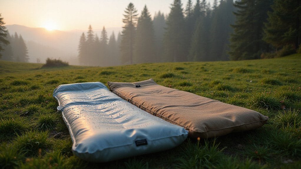 warmth comparison sleeping pads