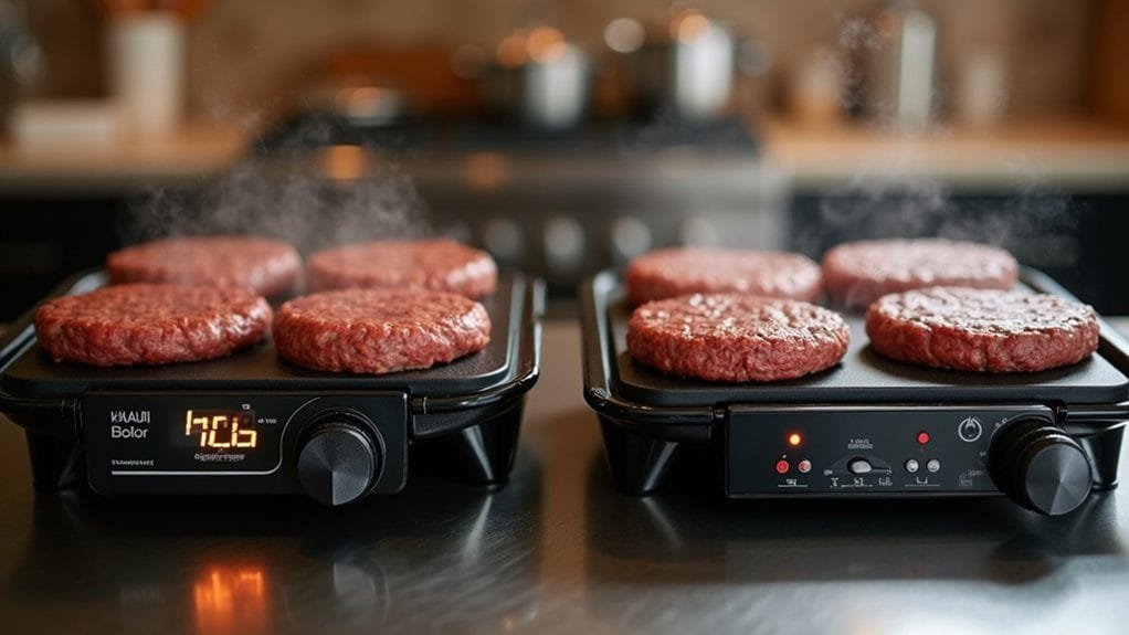 Weber vs. George Foreman: Best Electric Grill for Burgers 3 weber q1400 temperature superiority